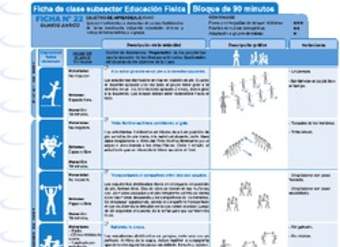 Expresión Corporal y Danza Ficha N° 22