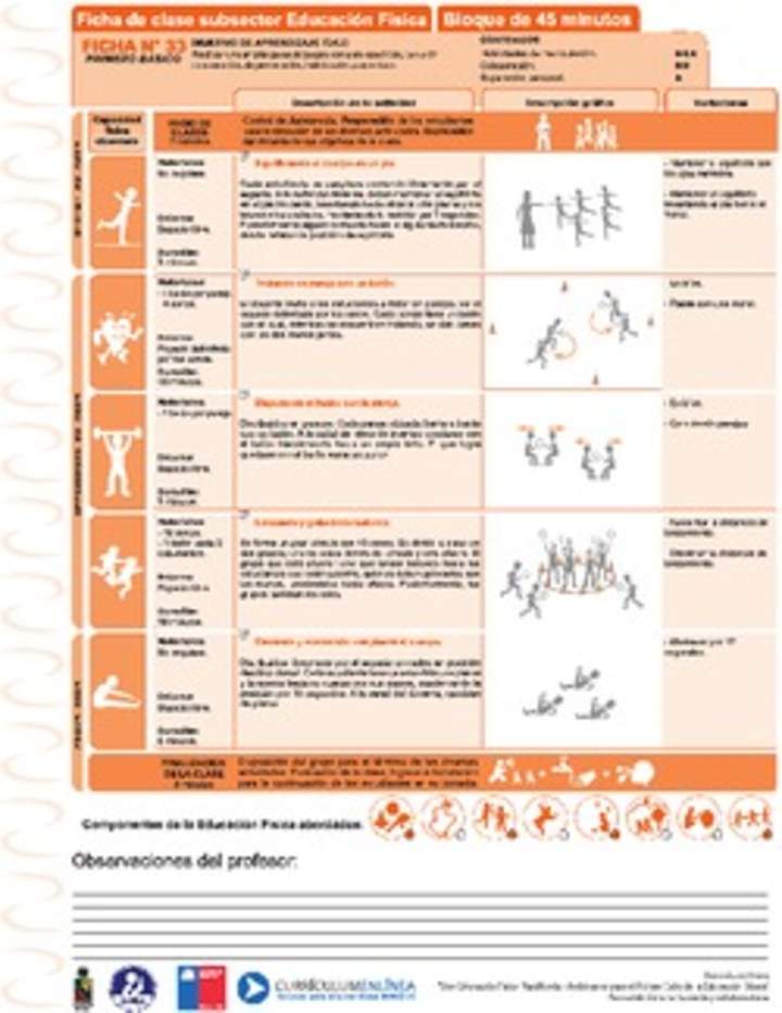 Juegos Predeportivos Ficha N° 33