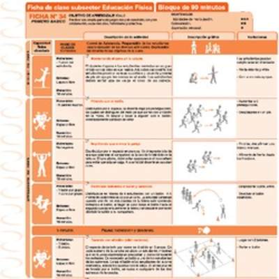 Juegos Predeportivos Ficha N° 34