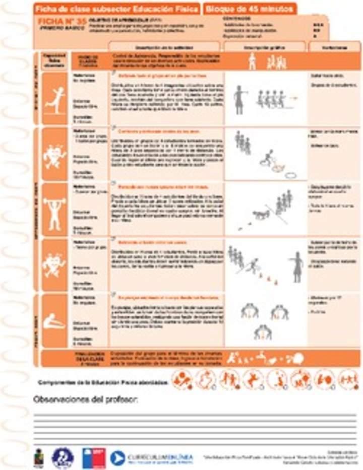 Juegos Predeportivos Ficha N° 35