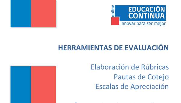 Programa Innovar para Ser Mejor. Herramientas de Evaluación