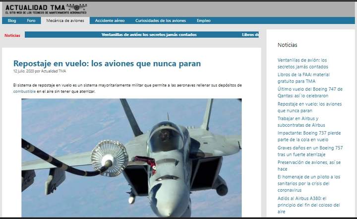 Tecnicos de mantenimiento aeronáutico de España. TMAS.