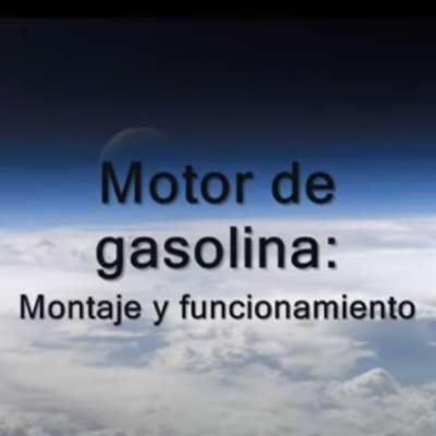 Motor de combustión interna a gasolina armándolo paso a paso