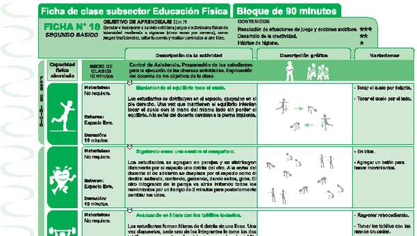 Habito y cultura de movimiento Ficha N° 18