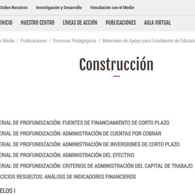 INACAP. Recursos de apoyo a EMTP en Construcción
