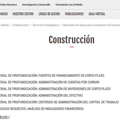 INACAP. Recursos de apoyo a EMTP en Construcción