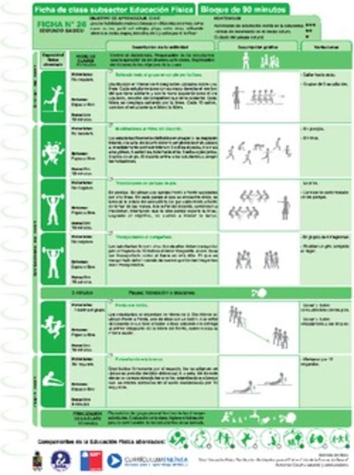 Ejercicio en entorno natural Ficha N° 26