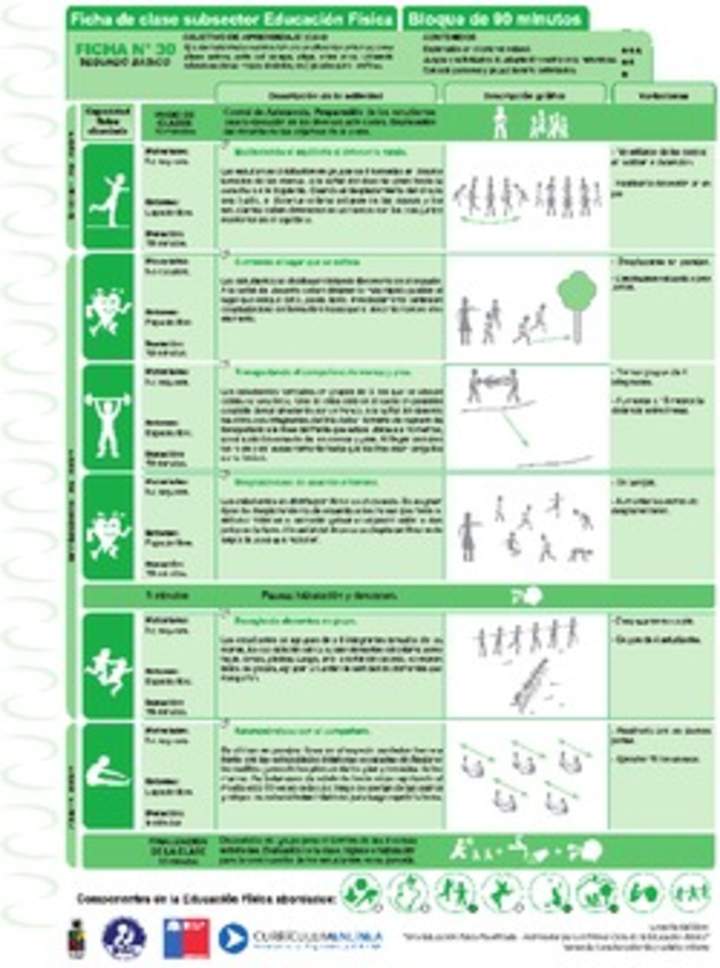 Ejercicio en entorno natural Ficha N° 30