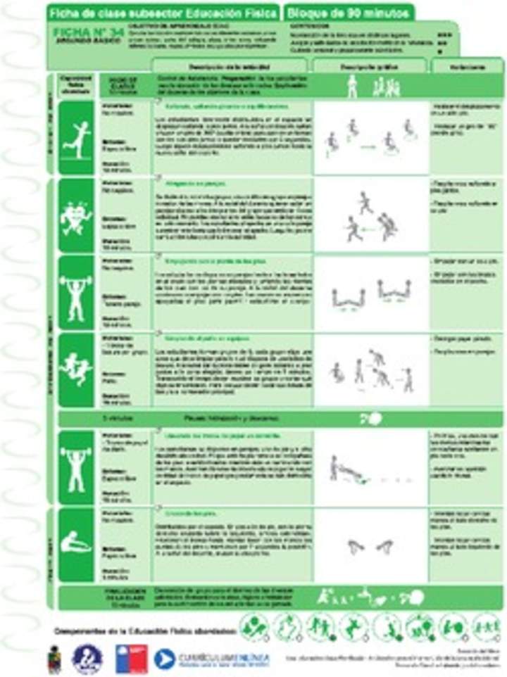 Ejercicio en entorno natural Ficha N° 34