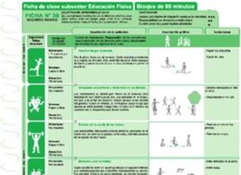 Ejercicio en entorno natural Ficha N° 36