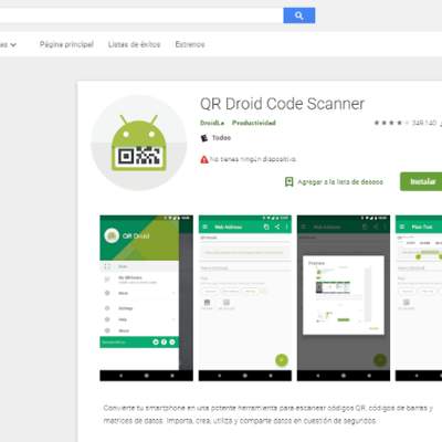 QR Droid Code Scanner