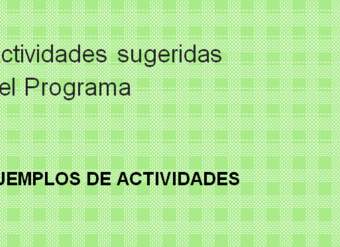 Actividades sugeridas Unidad 2