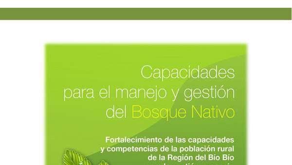 Universidad del Bio-Bio. (2014). Manual Técnico Manejo del Bosque Nativo.