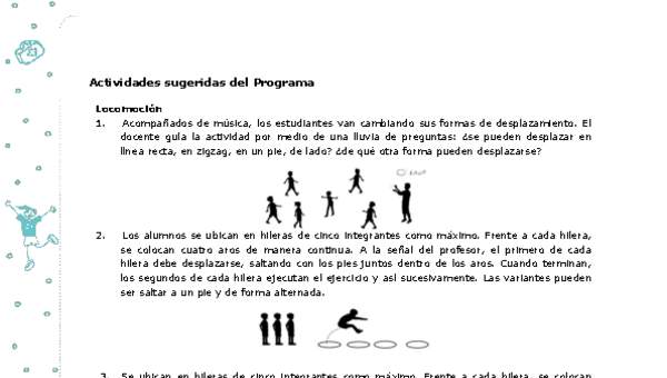 Actividades sugeridas Unidad 1