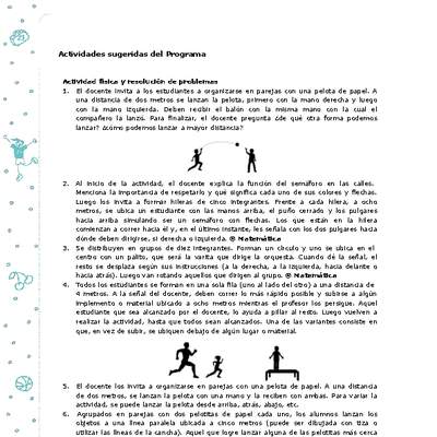 Actividades sugeridas Unidad 2