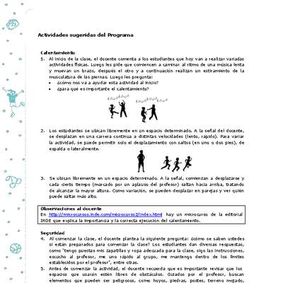 Actividades sugeridas Unidad 1