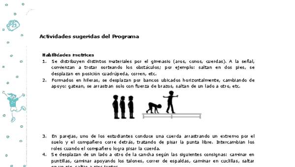 Actividades sugeridas Unidad 1