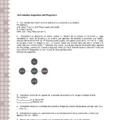 Actividades sugeridas Unidad 1