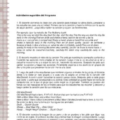 Actividades sugeridas Unidad 2