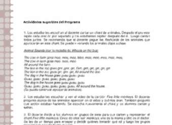 Actividades sugeridas Unidad 2