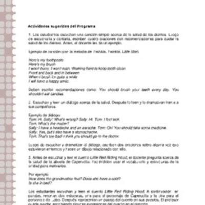 Actividades sugeridas Unidad 1