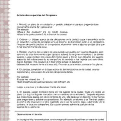 Actividades sugeridas Unidad 2