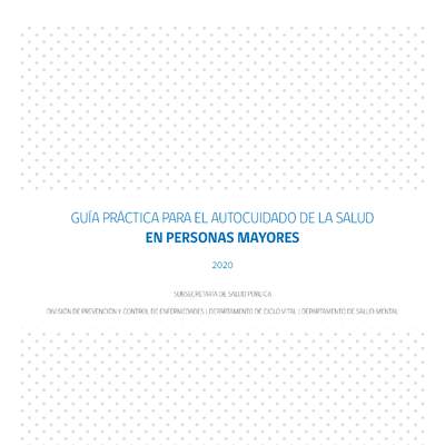 Guía práctica para el autocuidado de la salud en personas mayores