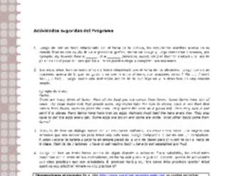 Actividades sugeridas Unidad 1