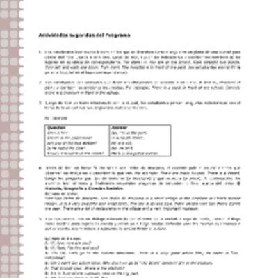 Actividades sugeridas Unidad 2