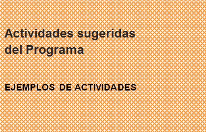 Actividades sugeridas Unidad 1