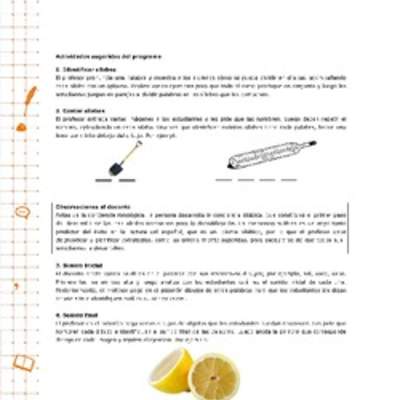 Actividades sugeridas Unidad 1