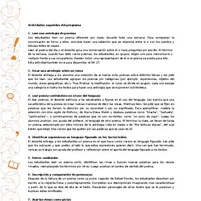 Actividades sugeridas Unidad 2