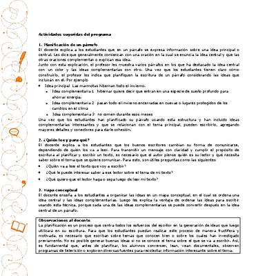 Actividades sugeridas Unidad 2