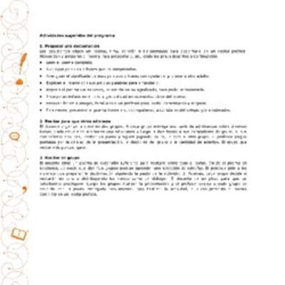 Actividades sugeridas Unidad 2