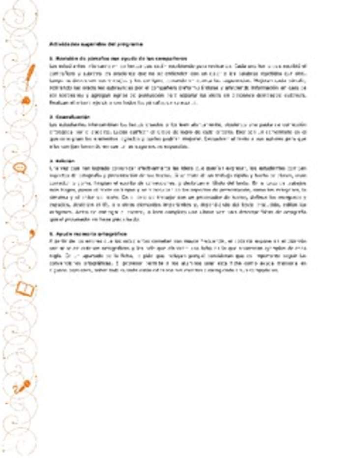 Actividades sugeridas Unidad 2