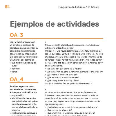 Actividades sugeridas Unidad 1