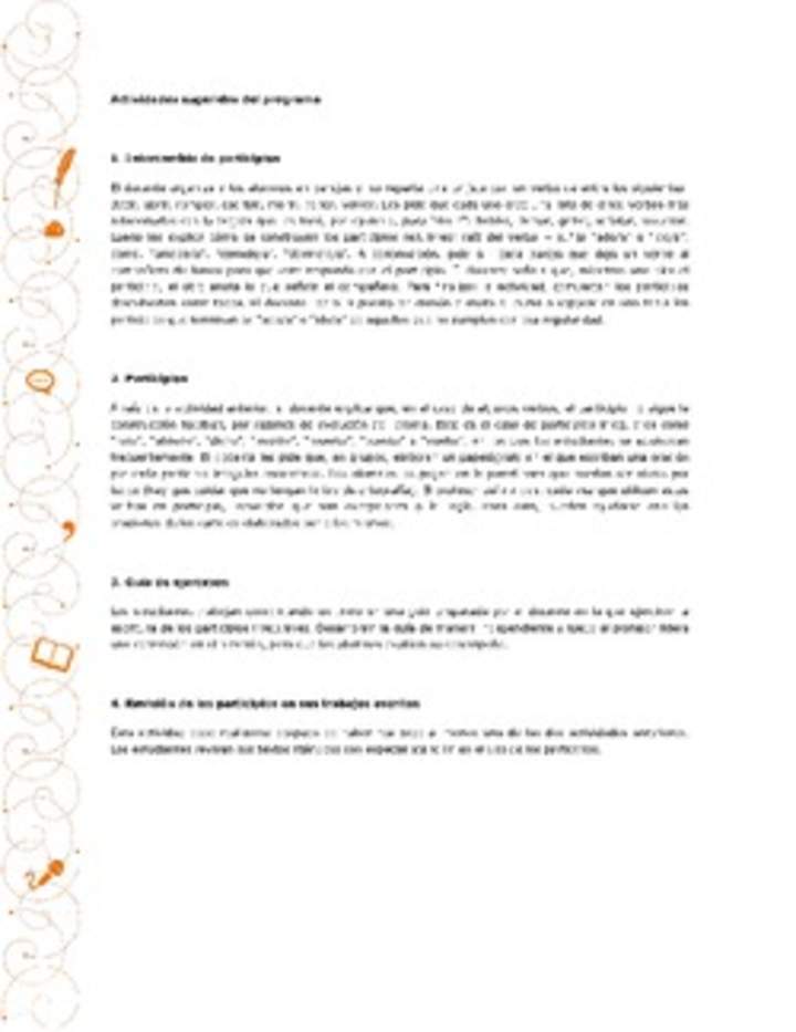 Actividades sugeridas Unidad 1
