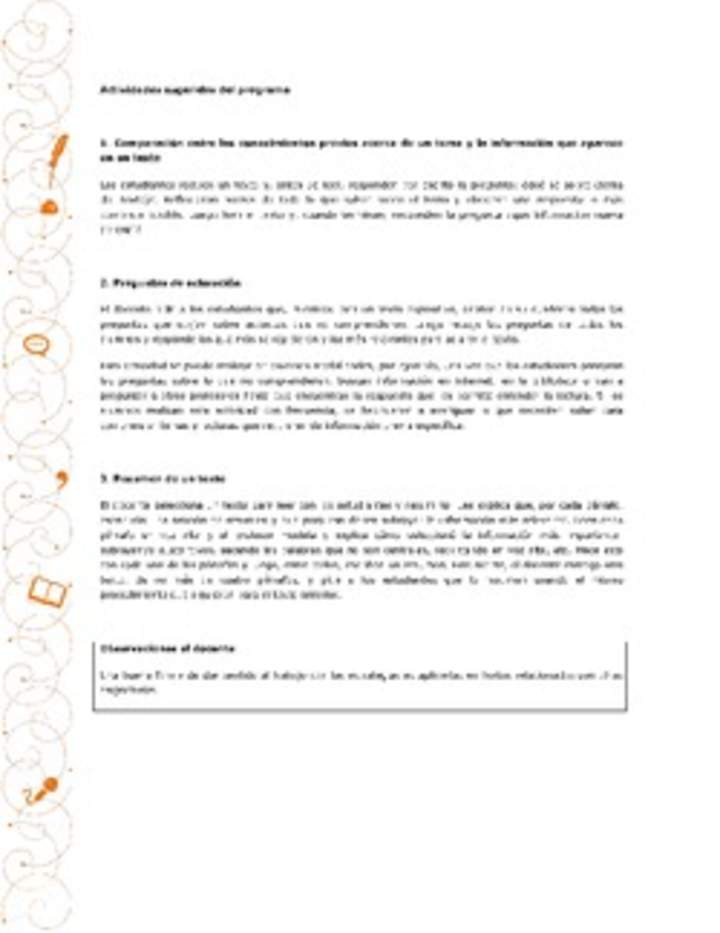 Actividades sugeridas Unidad 2