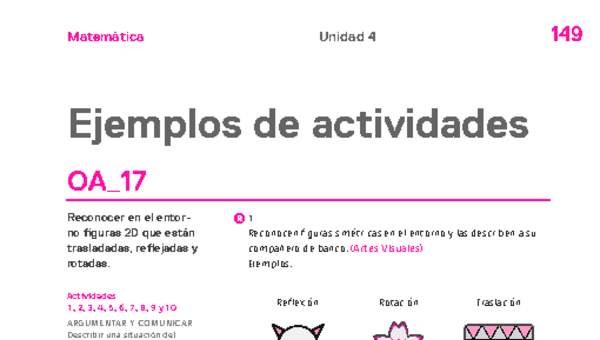 Actividades sugeridas Unidad 4