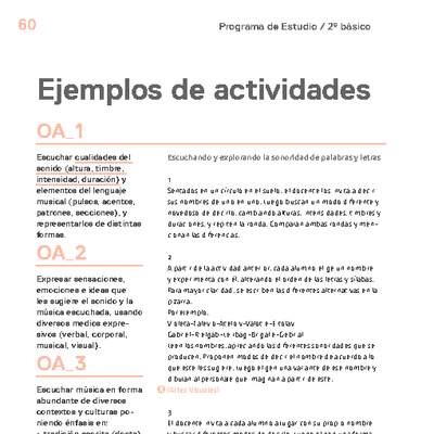 Actividades sugeridas Unidad 1