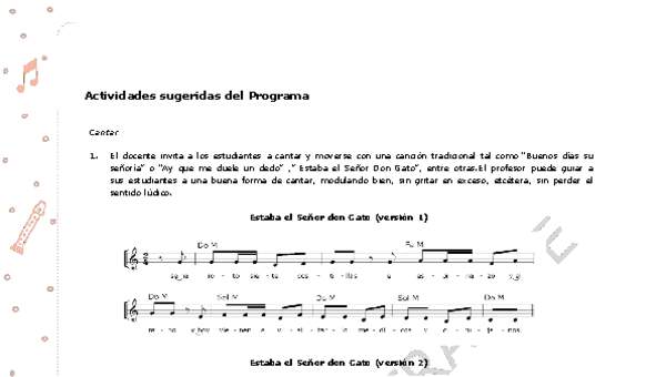 Actividades sugeridas Unidad 1