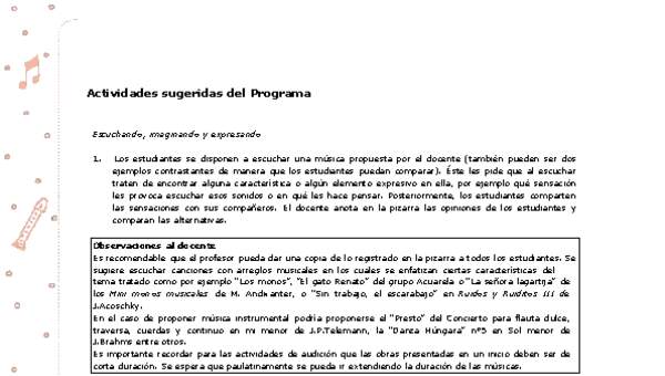 Actividades sugeridas Unidad 2