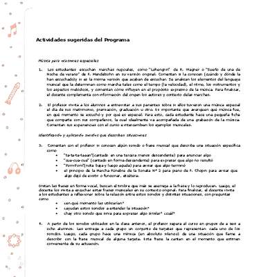 Actividades sugeridas Unidad 2