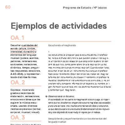 Actividades sugeridas Unidad 1