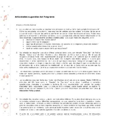 Actividades sugeridas Unidad 1