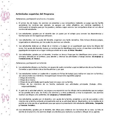 Actividades sugeridas Unidad 1