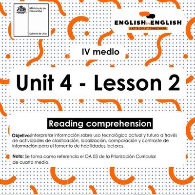 Inglés 4° Medio Unidad 4 - Lesson 2