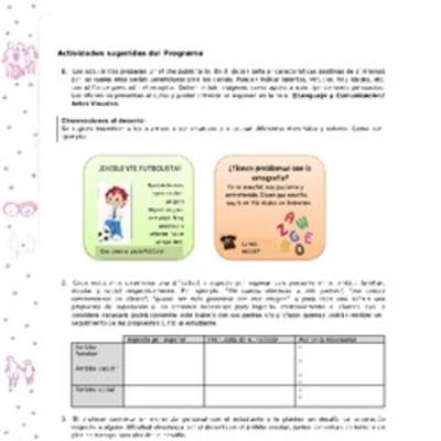 Actividades sugeridas Unidad 1
