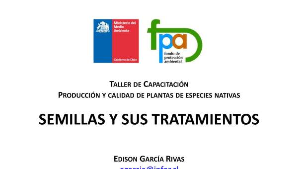 Presentación semillas y tratamientos