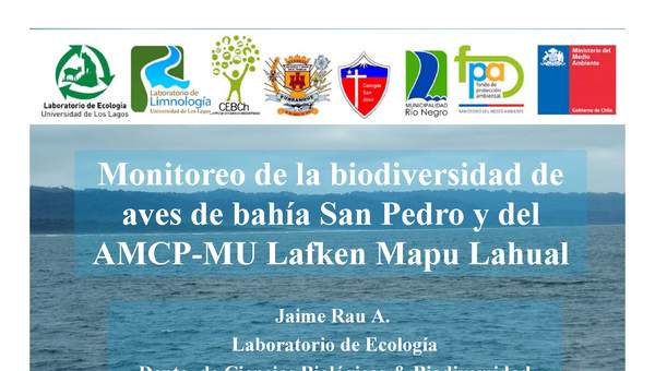 Presentación aves bahía San Pedro y AMCP-MU Lafken Mapu Lahual